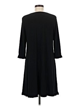 nik and nash black dress Caroline Plus Size Black Gold Wrap Evening Dress– Hello Curve main image 0