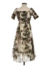 L'Agence 100% Polyester Camo Brown Cocktail Dress Size XS (0) - photo 2
