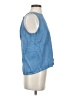 Gap 100% Lyocell Blue Sleeveless Blouse Size S (petite) - photo 4