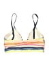Splendid Stripes Yellow Swimsuit Top Size S - photo 2