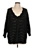 BLOOMCHIC 100% Acrylic Chevron-herringbone Black Pullover Sweater Size 12 - photo 1