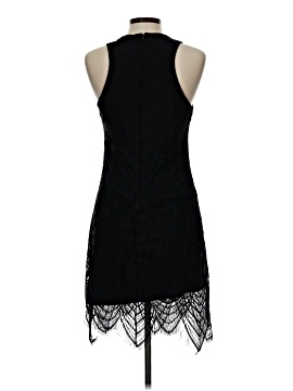 princess polly baby blue dress Francesca Back Crossover Pockets Hidden Zipper Skater Dress Black Size M