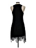 Francesca's 100% Polyester Black Cocktail Dress Size L - photo 2