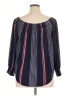 Express Outlet 100% Polyester Blue 3/4 Sleeve Blouse Size XL - photo 2