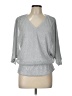 MSK Silver 3/4 Sleeve Blouse Size L - photo 1