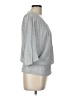 MSK Silver 3/4 Sleeve Blouse Size L - photo 4