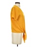 Madewell 100% Polyester Yellow Short Sleeve Blouse Size XS - photo 4