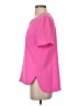 Trina Turk 100% Polyester Pink Short Sleeve Blouse Size S - photo 5