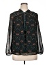 Pale Sky 100% Polyester Black Long Sleeve Blouse Size XL - photo 1