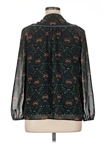 Pale Sky Long Sleeve Blouse (view 2)