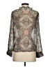 Sundance 100% Cupro Gray Long Sleeve Blouse Size XS - photo 2
