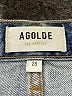 AGOLDE 100% Cotton Blue Denim Shorts Size 28 waist - photo 3