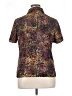 Notations 100% Polyester Animal Print Brown Short Sleeve Blouse Size XL - photo 2