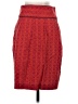 Madchen 100% Cotton Tweed Red Casual Skirt Size 4 - photo 2