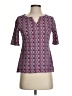 Croft & Barrow Purple Short Sleeve Blouse Size XS (petite) - photo 1