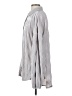 Free People Stripes Gray Long Sleeve Blouse Size S - photo 5