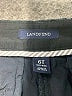 Lands' End 100% Baumwolle Chevron-herringbone Black Shorts Size 6 (tall) - photo 3