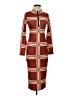 Unbranded Print Brown Burgundy Casual Dress Size S - photo 1