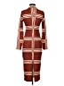Unbranded Print Brown Burgundy Casual Dress Size S - photo 2