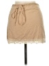 Zara Solid Tan Casual Skirt Size M - photo 2