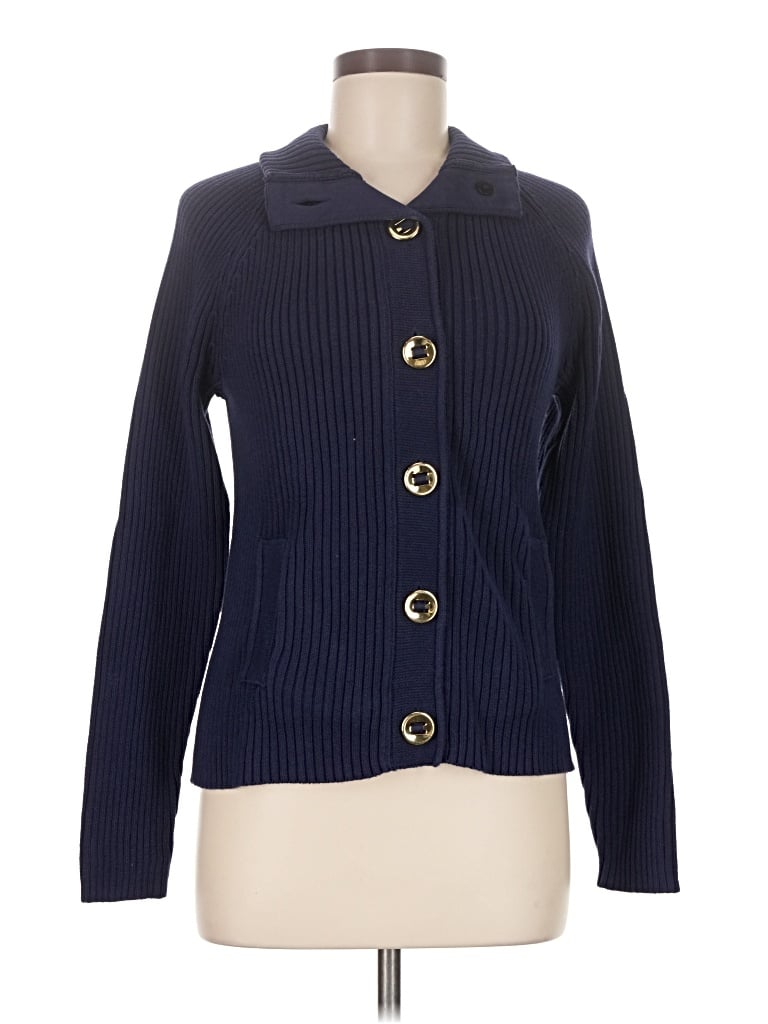 Pre-owned Lauren Jeans Co. Cardigan Sweater In Blue