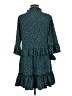 Unbranded 100% Polyester Polka Dots Teal Casual Dress Size M - photo 2