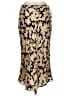 Réalisation 100% Silk Paisley Gold Silk Skirt Size L - photo 2