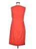 DressBarn Solid Orange Cocktail Dress Size 8 - photo 2