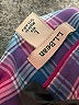 L.L.Bean Checkered-gingham Teal Long Sleeve Button-Down Shirt Size L - photo 4