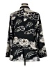 Natori 100% Polyester Print Black Long Sleeve Blouse Size XL - photo 2