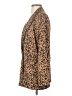 Open Edit 100% Polyester Animal Print Gold Blazer Size XS - photo 5