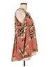 Paradiso 100% Polyester Orange Sleeveless Blouse Size L - photo 4