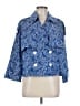 Derek Lam 10 Crosby Floral Blue Jacket Size M - photo 1