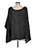 Talula Metallic Gray Poncho Size L - photo 2