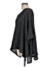Talula Metallic Gray Poncho Size L - photo 5