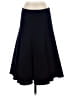 Vince Camuto Solid Black Blue Formal Skirt Size 4 - photo 1