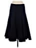 Vince Camuto Solid Black Blue Formal Skirt Size 4 - photo 2