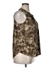 Notations Brown Sleeveless Blouse Size XL - photo 4