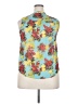 Collective Concepts 100% Polyester Floral Teal Sleeveless Blouse Size XXL - photo 2