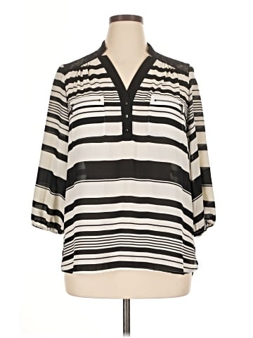 Hollywould 3/4 Sleeve Blouse (view 1)