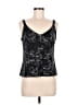 Alex Evenings Print Black Sleeveless Top Size M (estimated) - photo 1
