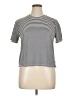 Caslon Stripes Ivory Short Sleeve Turtleneck Size XL - photo 1