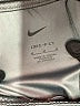 Nike 100% Polyester Metallic Silver Athletic Shorts Size M - photo 3