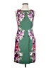 Ann Taylor 100% Polyester Floral Green Cocktail Dress Size 0 - photo 1