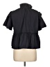 SOFIA Black Short Sleeve Blouse Size L (estimated) - photo 2