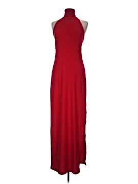 strapless open back dress Rare 1980s Thierry Mugler Red Velvet Gown, 