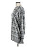 Neiman Marcus 100% Cashmere Checkered-gingham Gray Cashmere Pullover Sweater Size M - photo 5