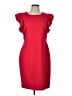 Tommy Hilfiger Solid Red Cocktail Dress Size 12 - photo 1