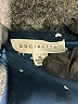 Socialite 100% Polyester Stars Blue Long Sleeve Blouse Size XL - photo 7