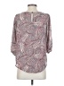 Papermoon 100% Polyester Paisley Gray Pink 3/4 Sleeve Blouse Size XS - photo 2